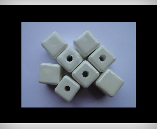 Cube-10mm-White