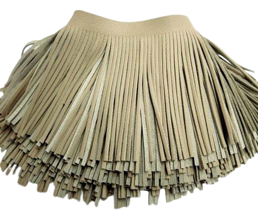Fringes-8cms-Dark beige