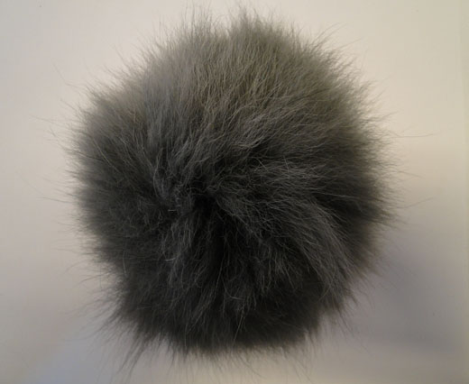 Fox Fur-Dark Grey -14cms