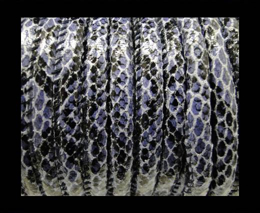 imitation nappa leather 6mm Rattle Snake Style - light purple