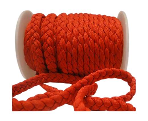 Fabric braided cord-8mm-Red