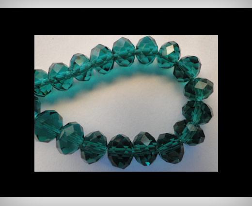 Faceted Glass Beads-4mm-Emerald