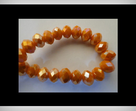 Faceted Glass Beads-4mm-Fire-Opal-AB
