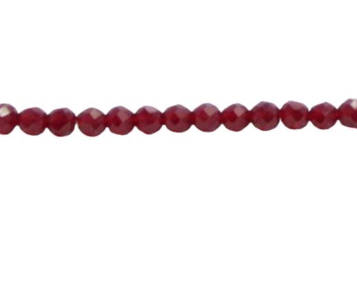 Faceted Glass Beads-2mm-GRANATE