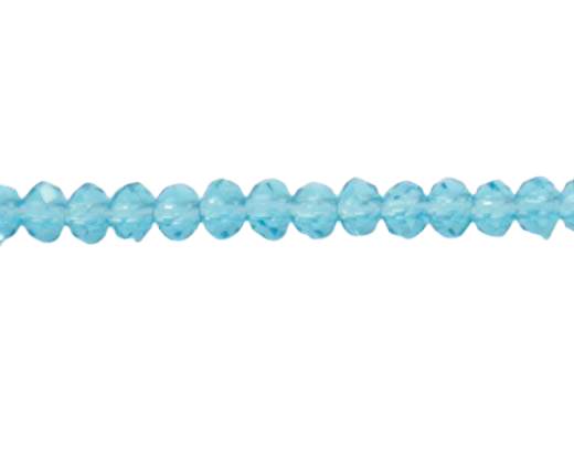 Faceted Glass Beads-2mm-TURQUOISE