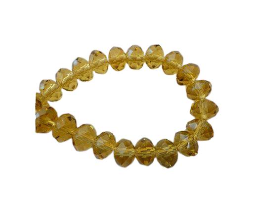 Faceted Glass Beads-3mm-Lime