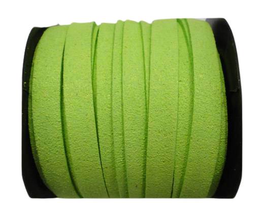 Faux Suede Cord - 10 mm - Neon Green