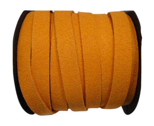 Faux Suede Cord - 10 mm - Orange