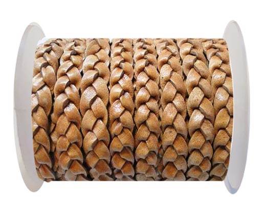 Flat 3-ply Braided Leather-SE-PB-04-10MM