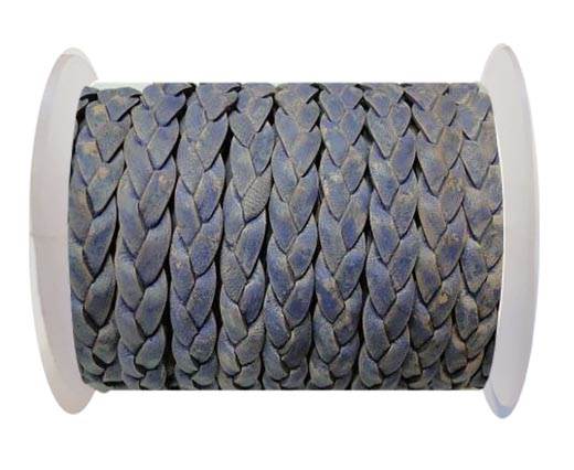 Flat 3-ply Braided Leather-SE-PB-22-10MM