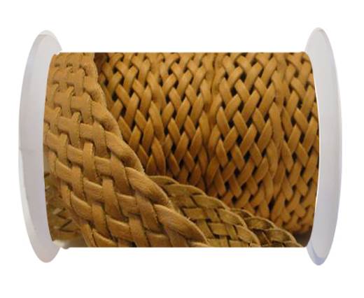 Flat Braided Cords-Style-5-25mm- Natural