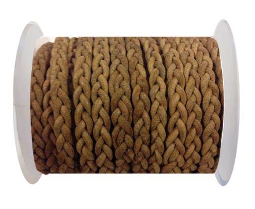 Flat Braided Cords - 3by2 -5mm  - natural