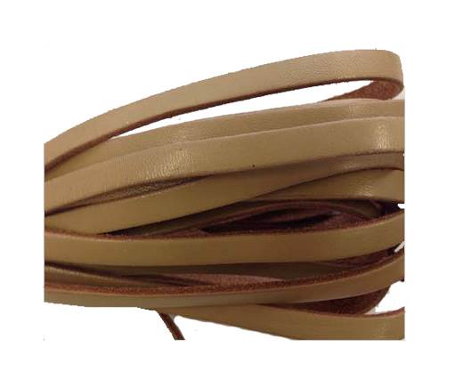 Flat Leather Italian 5mm - natural