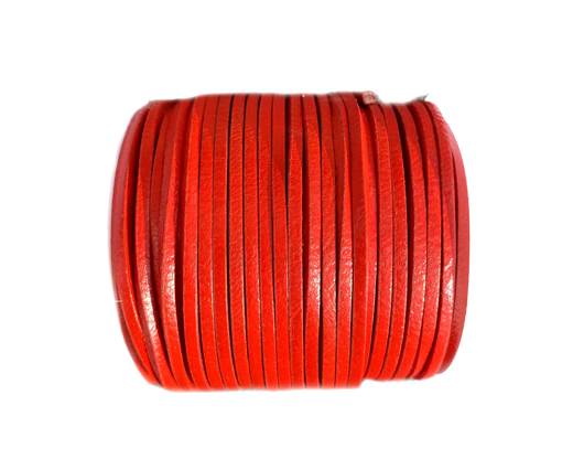 2mm by 2mm square leather - RED