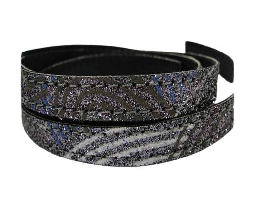 Flat Nappa Glitter  Style Cord - 5mm - SE-FNG-13