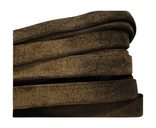 Flat Suede Leather-10mm-Taupe