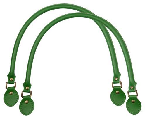 Leather-Bag Handle-Style 2 - Forest Green