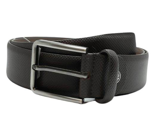 Formal-Adjustable-Leather-Belt-Art Grabin Brown