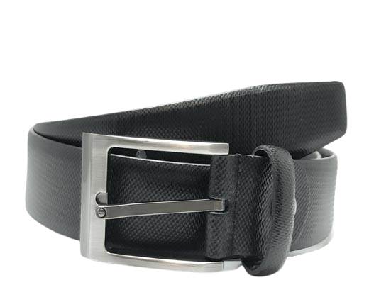 Formal-Adjustable-Leather-Belt-Art Honey Black