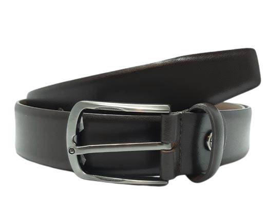 Formal-Adjustable-Leather-Belt-Art Minibox Brown