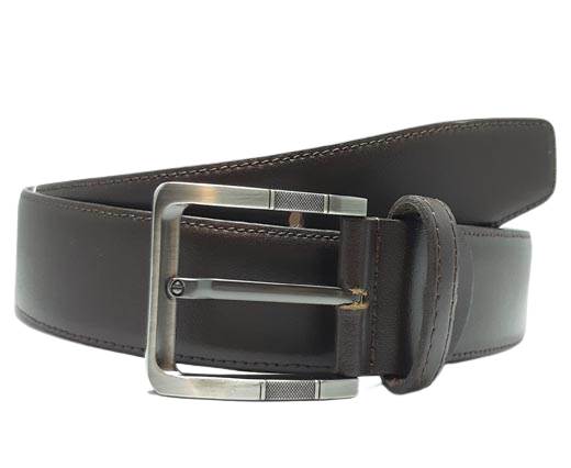 Formal-Adjustable-Leather-Belt-Art Minibox (STC) Brown