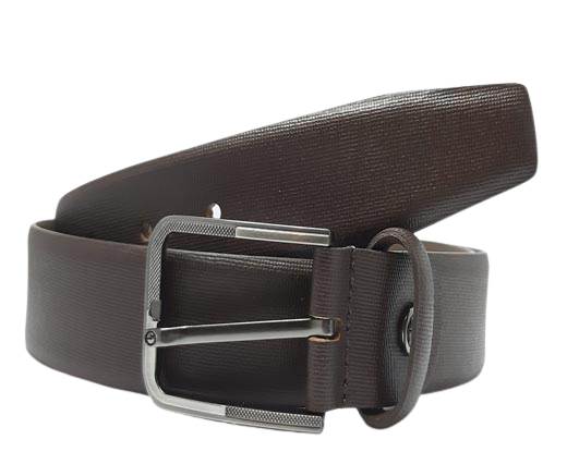Formal-Adjustable-Leather-Belt-Art Point Brown