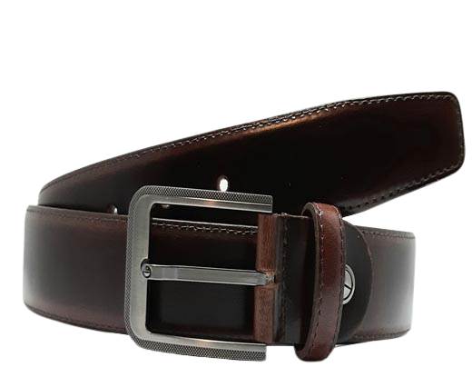 Formal-Adjustable-Leather-Belt-Art Pull sm (stc) Brown
