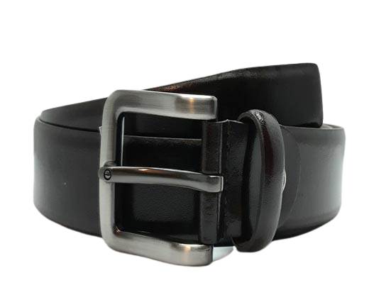 Formal-Adjustable-Leather-Belt-Art Texas Brown