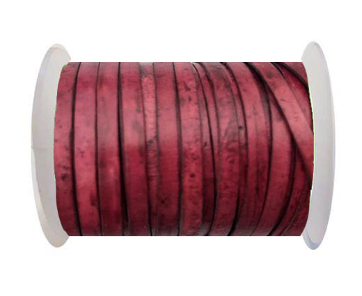 Cowhide Leather Jewelry Cord -3mm-Fuchsia