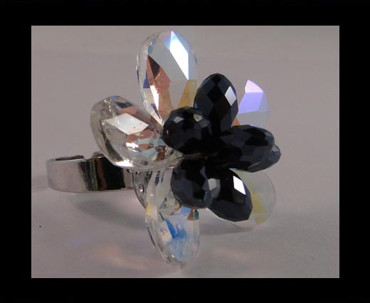 GBJ-Ring-Rose Crystal