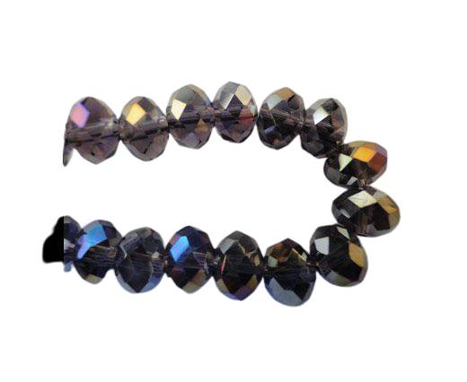 Faceted Glass Beads-3mm-Amethyst-AB
