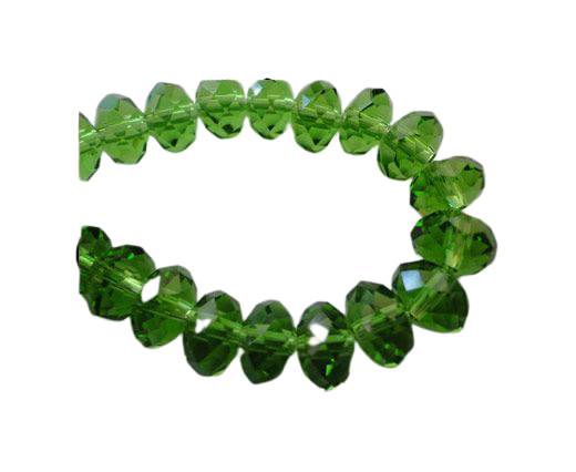 Faceted Glass Beads-3mm-Fern-Green-AB