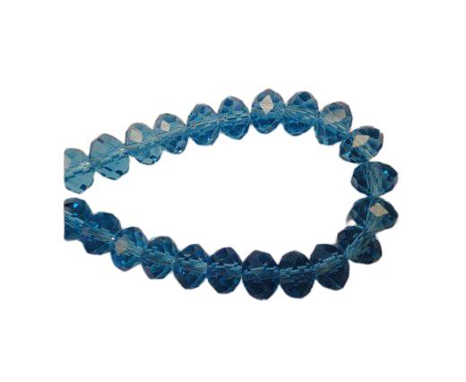 Faceted Glass Beads-3mm-Turquoise