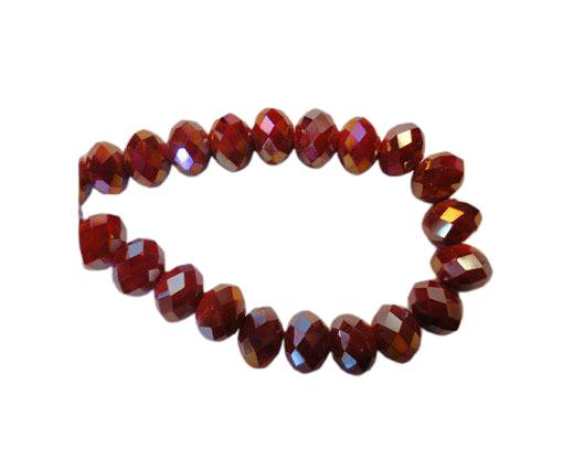Faceted Glass Beads-3mm-Wine-Red