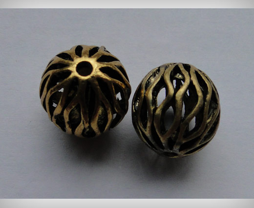 SE-1698-Gold Antique Large Sized Beads