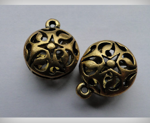 SE-1699-Gold Antique Large Sized Beads