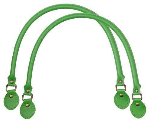 Leather-Bag Handle-Style 2 - Green