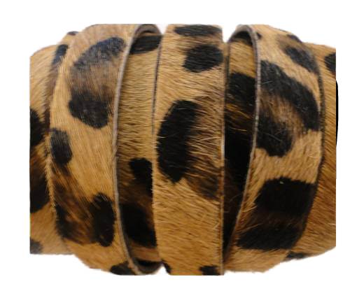 Hair-On-Flat Leather- Leopard Skin-5MM