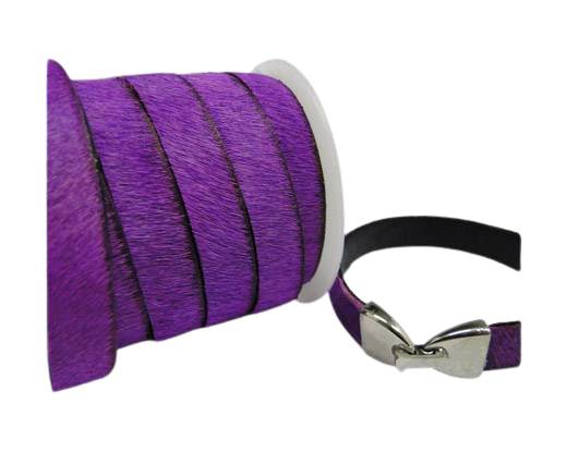 Hair-On-Leather-Cords-Purple -10mm
