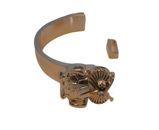 Half Cuff Bracelet Clasp MGL-85-8x4mm-Rose Gold