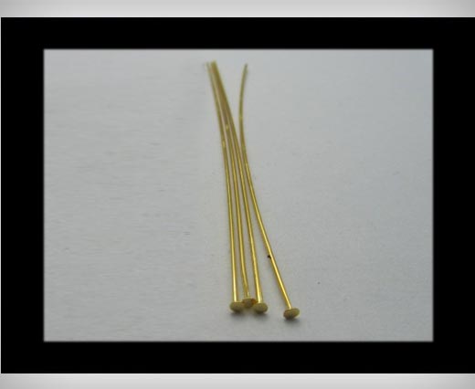 Head Pins FI-7022-Gold-70mm