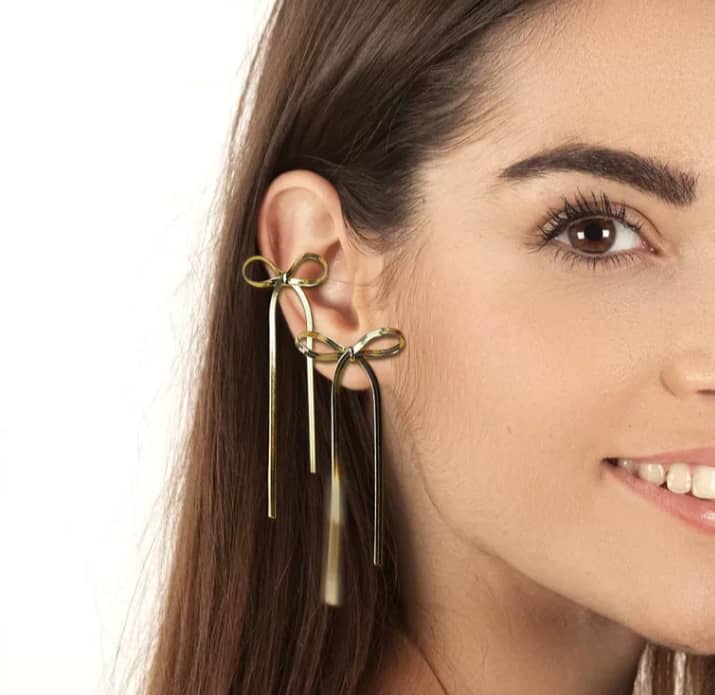 Stainless Steel Earnings - SSEAR46-PVD Gold plated