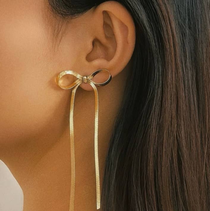 Stainless Steel Earnings - SSEAR61-PVD Gold plated