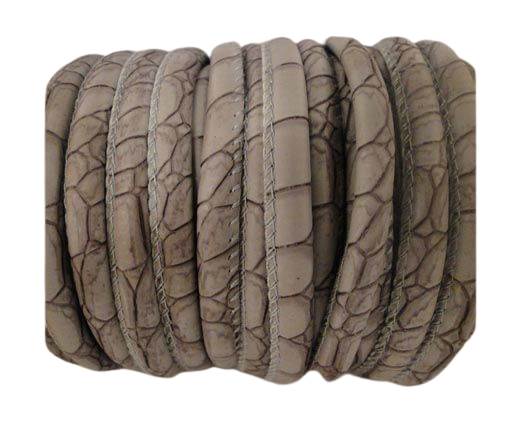 imitation nappa leather 4mm Snake-Style -Patches-Style-Grey