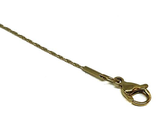 Stainless Steel Ready Necklace Chains,Gold,Item 52
