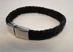 Unisex Leather Bracelet MLBSS-11