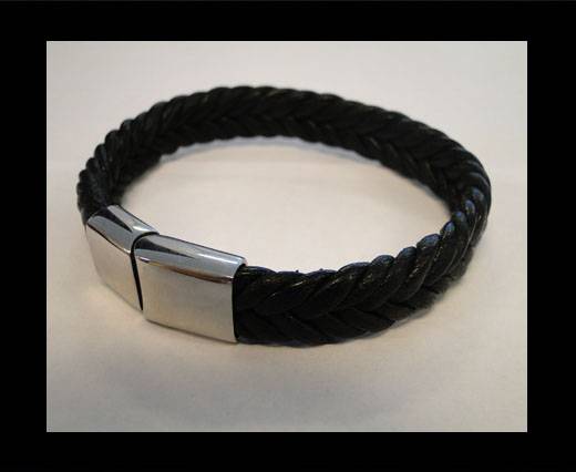 Unisex Leather Bracelet MLBSS-11