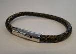 Unisex Leather Bracelet MLBSS-12