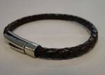 Unisex Leather Bracelet MLBSS-14