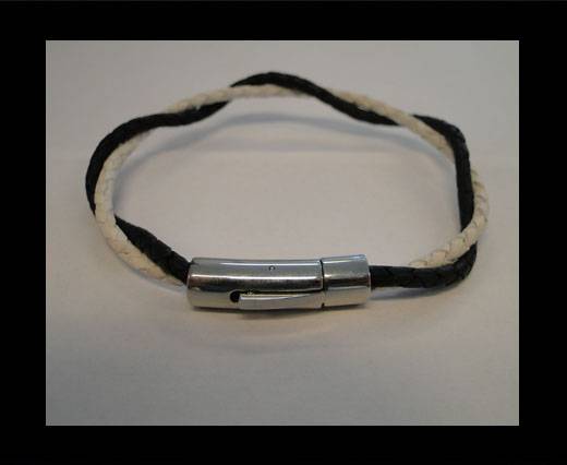 Unisex Leather Bracelet MLBSS-18